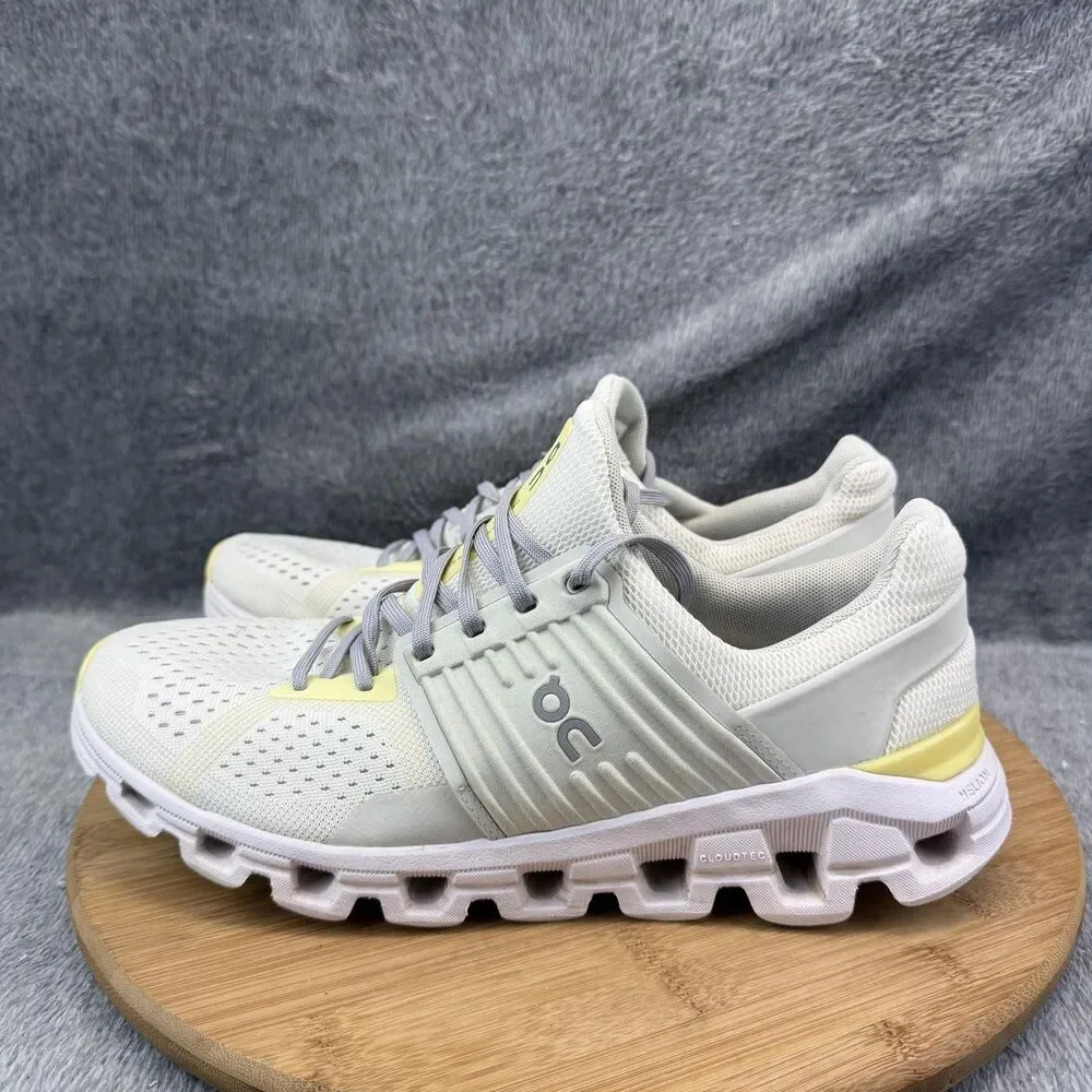 On Cloudflyer CloudTec Shoes Womens Size 10.5 White Running Sneakers FVN 01
